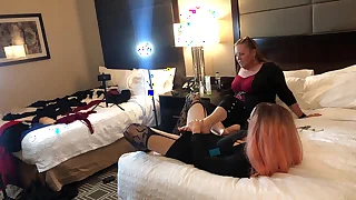 Guy Feminized then Made to Back Slavish Job